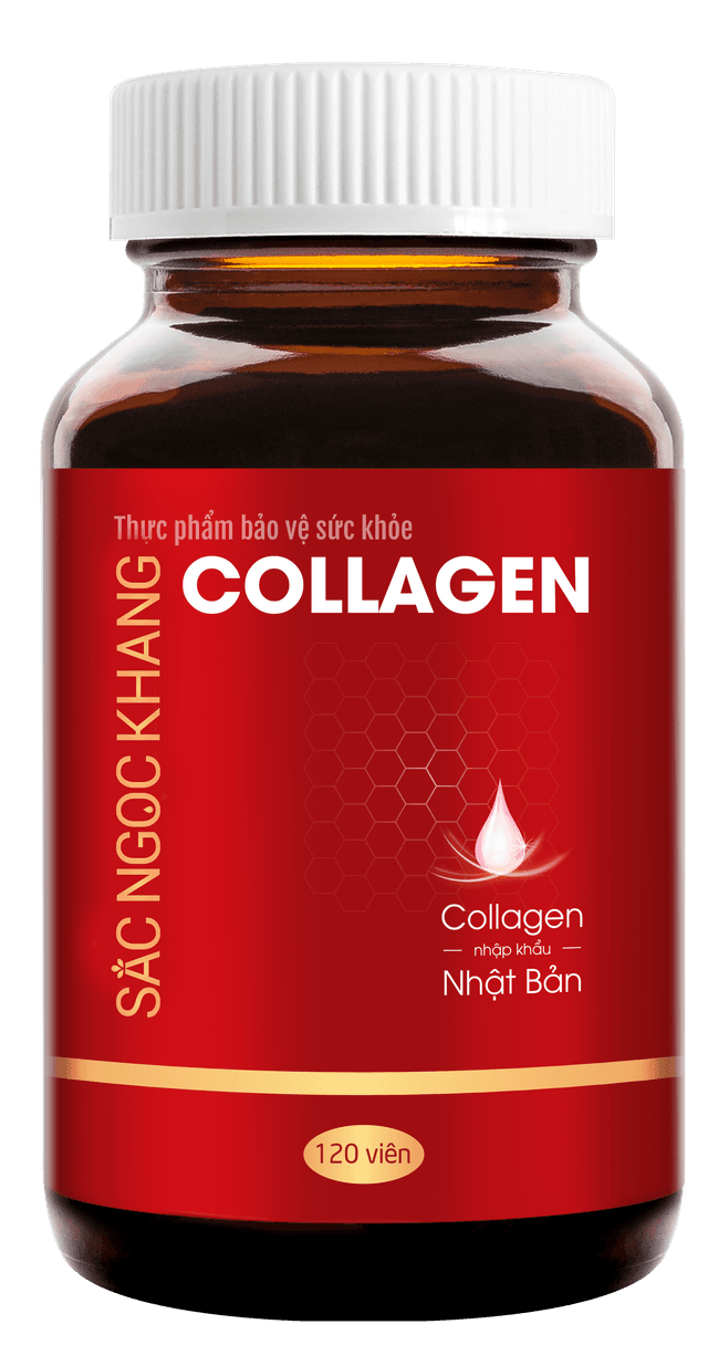 Viên uống Collagen Sắc Ngọc Khang - Hộp 120 viên