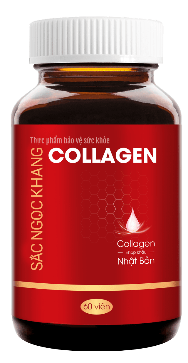 Viên uống Collagen Sắc Ngọc Khang - Hộp 60 viên