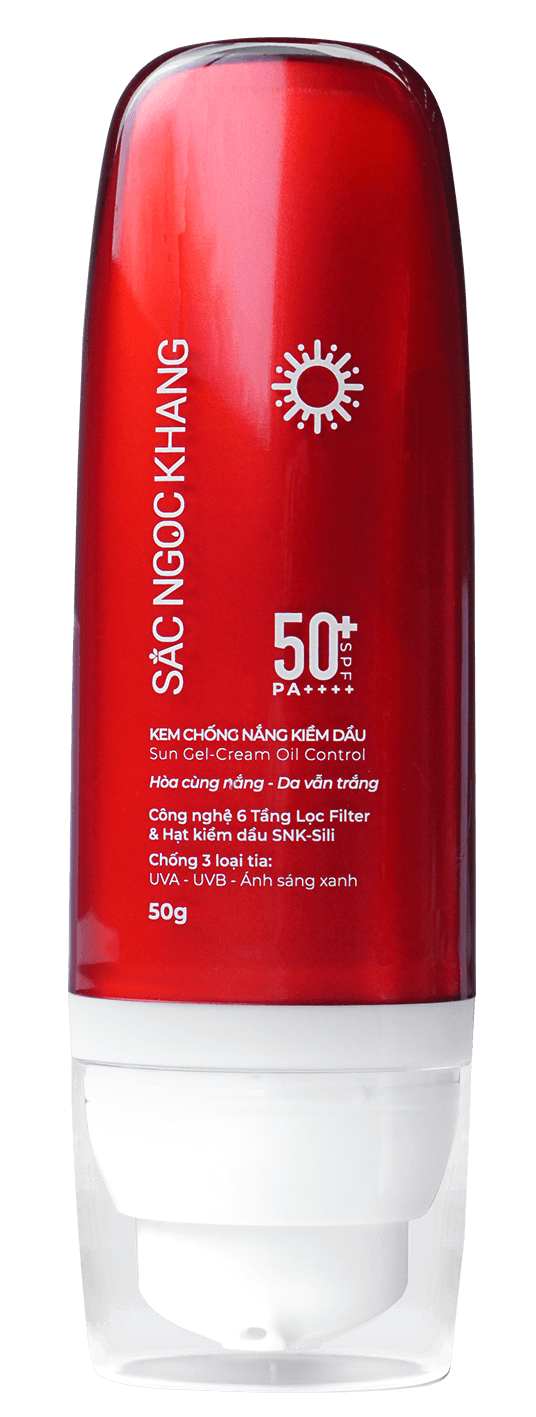 Kem chống nắng kiềm dầu Sắc Ngọc Khang - Hộp 50g