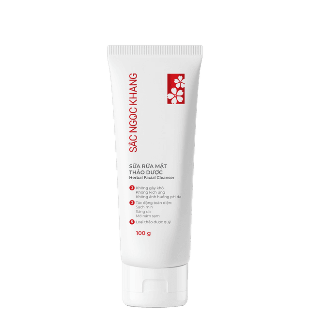 Sữa rửa mặt thảo dược Sắc Ngọc Khang - 300g